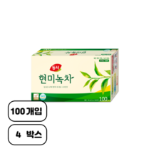 동서 현미녹차 티백, 1.5g, 400개, 400개