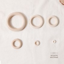 5.5cm 마크라메 행잉플랜트 트리 내추럴 2개세트 재료 월행잉 키링 위빙클래스 깃털 나무링 모던 GW62A00C 위, 본상품선택