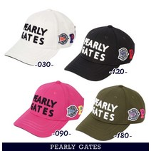 PEARLY GATES 펄리 게이츠 골프모자 와펜 로고 캡 야구모자 PG22D0533187101, 프리, 핑크