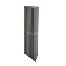 베이스트랩 흡음 작업실 실내 가정용 방음벽 흡음판 차음재 녹음실 노이즈차단 잡음 소음, 회색 난연제 30x30x100cm