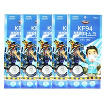 숲의숨 하이가드 KF80 황사마스크 소형, 5봉, 1매입