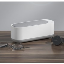 초음파 세척기 45000hz 고주파 진동 세척 청소기 세척 보석 안경 시계 세척 작은, 하얀