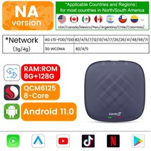 무선 차량용 안드로이드 오토 미러링 동글 carlinkit carplay ai 상자, 32g TF 카드로, 나 8g 128g