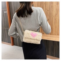 (한국어동영상)수지네작업실 망뜨개 망스티치 diy키트 네트공예 가방만들기 세트 뜨개질 속가방, 베이지, A.하트 크로스백