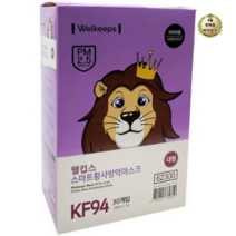 KF94 웰킵스 황사 방역 마스크 30개입 대형, 13개, 30개