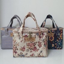 국산 보온 보냉가방 방수 피크닉 도사락가방 라운딩 골프 간식 쿨러백, 해바라기