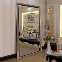 호텔 전신거울 클래식 피팅 거울 바버샵 미용실 카페, 500mmx1500mm청동 금