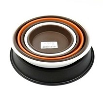 특대형 기본 밤색 화분받침대 9호 27cm 2개 인싸템 pe, 흰색