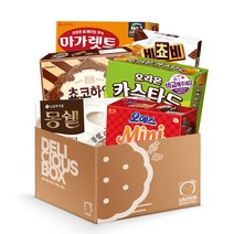 오리온 카스타드 초코하임 마가렛트 오예스 미니 등 과자 파이세트, 1세트+냠냠상회전용포장박스, 1개