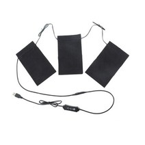 발열점퍼 USB 열선조끼 잠바 자켓 가열 따뜻한 패드 신발 양말 3단계 조절 온도 5v 전기 시트
