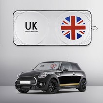 자동차 앞 유리 차양 바이저 자동 창 차양 커버 파라솔 Coche UK Falg Emblem Logo UV Protection Blind Fo, 02 Red UK