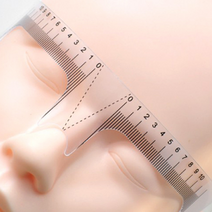 슬로우케어 초급자 눈썹 그리기 틀 3종모양세트, 1세트