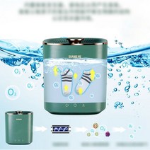미니짤순이 2.5L 휴대용 미니 세탁기 반자동 기숙사 여행 속옷 홈 스마트 양말 세탁기/오존없이, white no ozone B