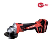KEYANG 계양 충전그라인더 4인치 DG18BL-100S 6.0Ah 5.0Ah 하드케이스, DG18BL100S(본체+배터리6.0Ah2개)