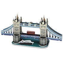 영국의 랜드마크 타워브릿지 30pcs / 입체퍼즐 만들기