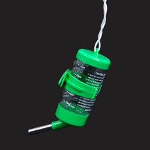 햄스터 물병 음수기 물병 토끼 음수기 네덜란드 돼지 곰돌이 기니피그 먹이기 물병 귀염둥이 용품, 그린볼 물병【80ml】