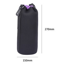 dslr 카메라 소니카메라 alloet 렌즈 가방 풀 사이즈 s m l xl 네오프렌 방수 소프트 비디오 렌즈 보관 파우치 가방 a7r4 a7r3 a7m4 a7m3 a7s3, 보라색 xl