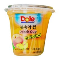 Dole 돌 후룻컵 복숭아컵 198g, 1개