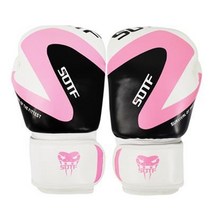스파링 샌드백 격투기 킥복싱 글러브 복싱 권투 장갑 suotf mma 두꺼운 싸움 가죽, 10온스, 소프트-st4b