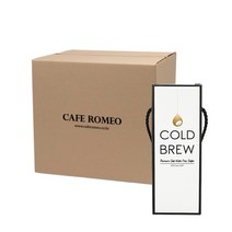 카페로메오 더치박스 500ml용 1병 화이트박스 100P 더치커피 선물포장