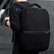 오너클랜 / 책가방 검정 백팩 중년 남자 심플 백팩 스마트 백팩