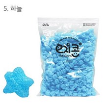 (OH) 이지콘 블록 모양콘 별 리필 500pcs, 하늘