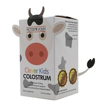 피터앤존 클레버 키즈 콜로스트럼 씹어먹는 어린이 초유단백질 츄어블 120정, 6개, 기본