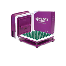 캡슐 충진기 알약충진기 수동 알약제조, 100홀 블루