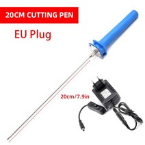폼 커터 펜 15w 110v-240v 전기 폼 폴리스티렌 절단기 휴대용 스티로폼 커터 diy 절단 도구, 20cm EU 플러그