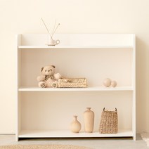 토이 2단 낮은 아기 유아 어린이집 교구장, 아이보리