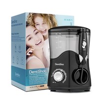 덴티샷 구강세정기 대용량 600ml 가정용 유선 7팁 10단계 수압조절 IPX7 완전방수 3분타이머기능 물치실 치아 잇몸 세정관리, 덴티샷 가정용 구강세정기 FC162