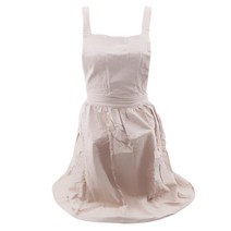 어린이집워싱앞치마 조끼형앞치마 칼하트앞치마 누빔앞치마 북유럽 여성 스커트 스타일 수집 허리 귀여운 드레스 레스토랑 커피 숍 홈 주방 요리 면화 앞치마 3 색, [01] oatmeal