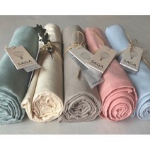 덴마크 오가닉 블랭킷 아기담요 아기이불 낮잠이불 침대패드 여름이불 임신 출산 선물 세트 1개월 2개월 3개월 어린이집, Dusty Green