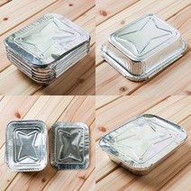 은박 도시락 알루미늄 일회용 포장 배달 용기 10P