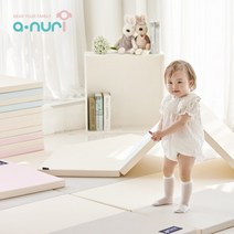 1+1 아누리 항균 플레이 국민 아기폴더매트70x200, 1+1/항균/아이보리/70x200