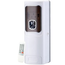 원격 제어 자동 LED 에어로졸 향수 디스펜서 공기 청정기 벽걸이 형 호텔 에어로졸 300ml 욕실 화장실 용 수 있습니다., 하얀