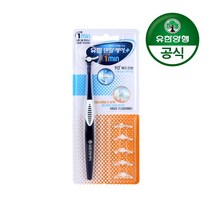 유한양행 [본사직영] 유한덴탈케어 원미닛 교체형 치실(홀더+리필 6입), 1개