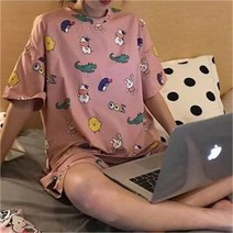 셀러허브 여성패션 [오노마] ONM 홈웨어 귀여운 상하의 트레이닝복 세트 여름 코디