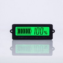 납산 배터리 자동 12V-48V 납산 리튬 LCD 전압계 배터리 용량 모니터 오토바이 테스터 표시기, 03 48V