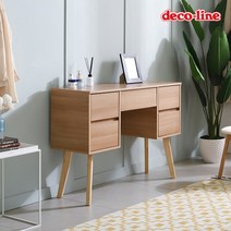 데코라인 벤티 1000 다용도 콘솔형 서랍장(거울제외), 색상:화이트