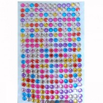 BQE106294(만들기재료)큐빅보석스티커 10개묶음