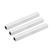 알루미늄각파이프 각파이프규격 Uxcell 6063 알루미늄 사각 튜브 20mm x 1.5mm 벽 두께 길이 심리스 스트레, 한개옵션0