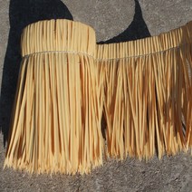 인조 볏짚 갈대 시공 초가 집 원두막 지붕 덮기 이엉 짚 움막 인테리어 자재 처마 장식, D(50x400cm)