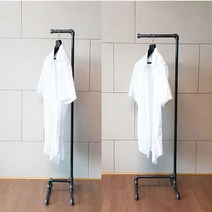 에이듀 파이프폴행거, 파이프행거 폴행거(흑관) 300x1100