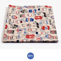 코스모 스위트 밀크 캔버스원단 내츄럴레드 1/2YD 퀼트원단 천, 스위트밀크캔버스원단-내츄럴레드 1/2YD