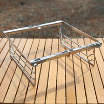 감성캠핑 화로대 높이조절 다리 버너 받침대 오덕 스토브 그릴 스탠드 다용도 리액터, 1개, 옵션4mt035형그릴