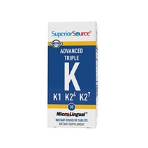 비타민 k 우수한 소스 트리플 k 3-in-1 공식 mk-4 500mcg mk-7 k1