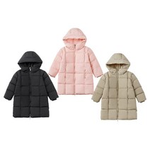 남녀공용 키즈 주니어 초등학생 겨울 고퀄 다운패딩 웰론 솜혼방 미디 롱 패딩 코트 재킷 자켓 점퍼 경량 방한 아우터 데일리 아동복