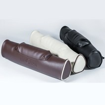 차량용 허리 쿠션 받침 요추 받침대 등 힙착 메모리, 아이보리, 1개