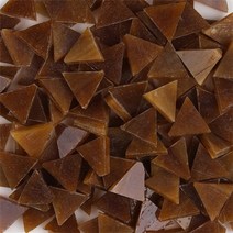 붙이는타일 벽데코 타일 스페인 거실 폴리싱 모자이크 170pcs(100g3.52oz) 운모 혼합 색상 삼각형 유리 아름다운 색깔의 diy 공예 재료 만들기, 커피, 100g-3.52oz